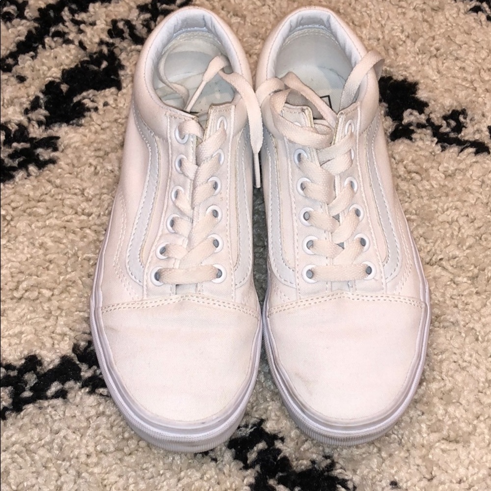 white old school vans